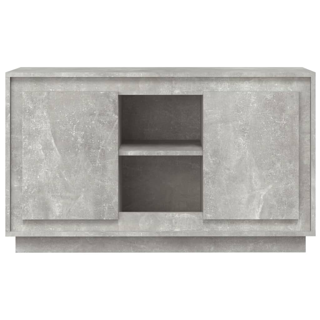 vidaXL Dulap, gri beton, 102x35x60 cm, lemn prelucrat
