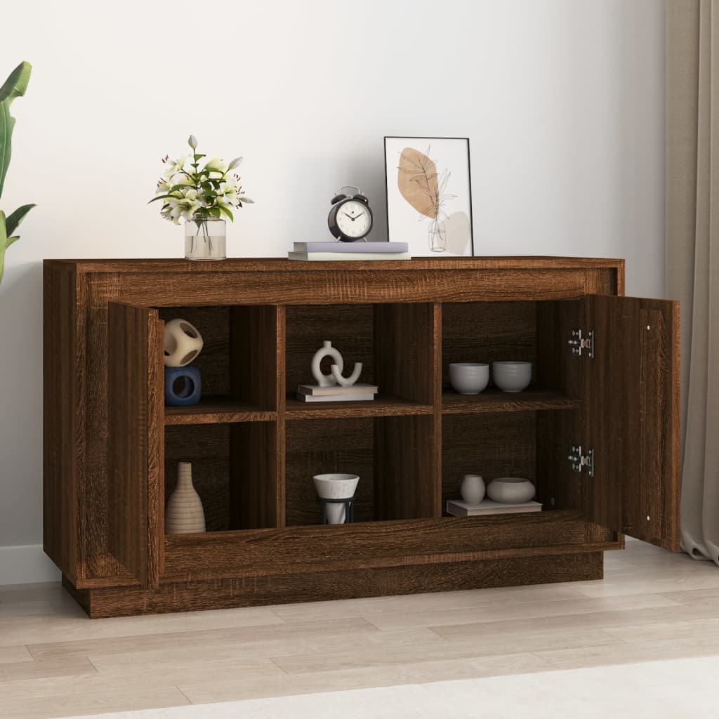 vidaXL Dulap, stejar maro, 102x35x60 cm, lemn prelucrat