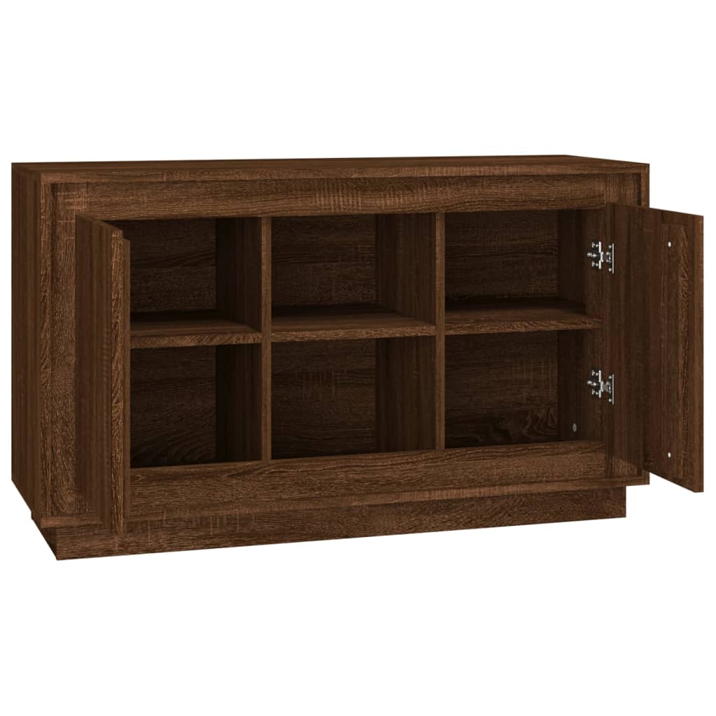 vidaXL Dulap, stejar maro, 102x35x60 cm, lemn prelucrat