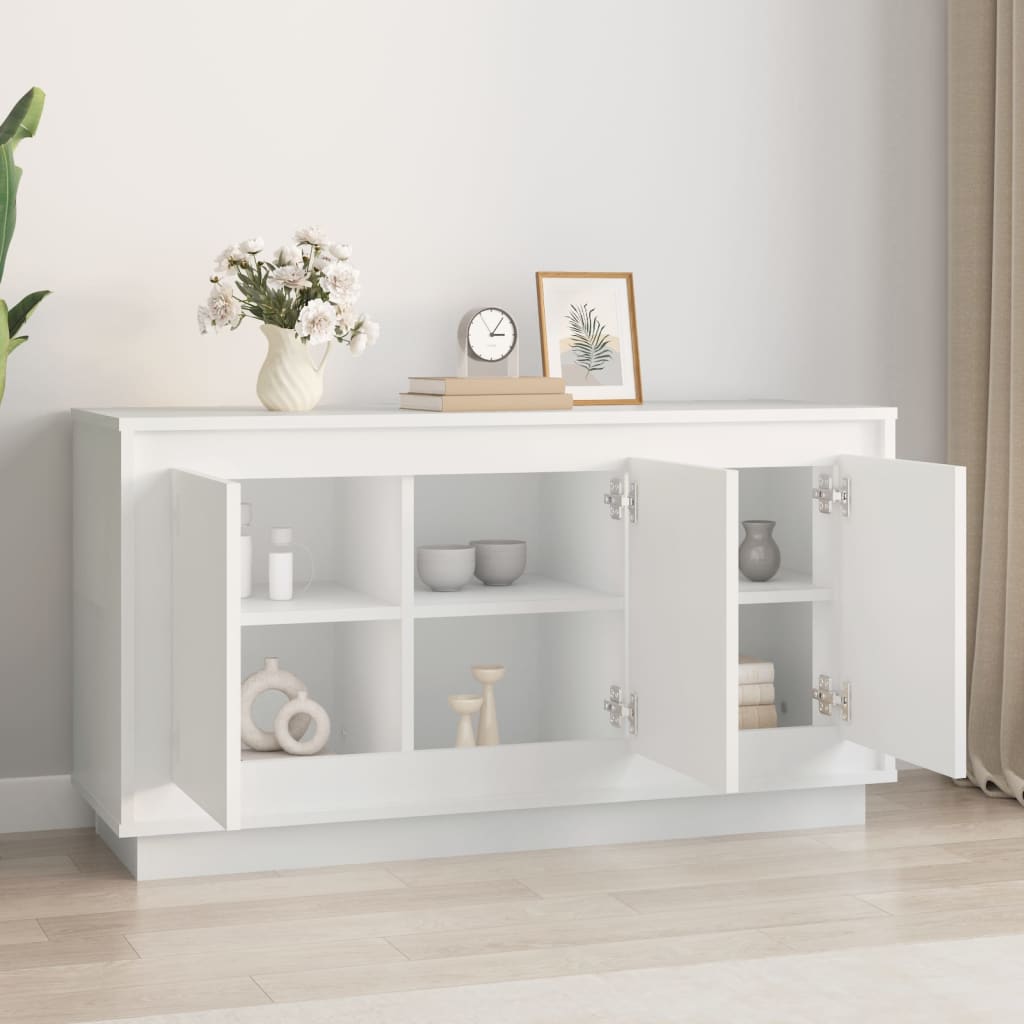 vidaXL Dulap, alb, 102x35x55 cm, lemn prelucrat