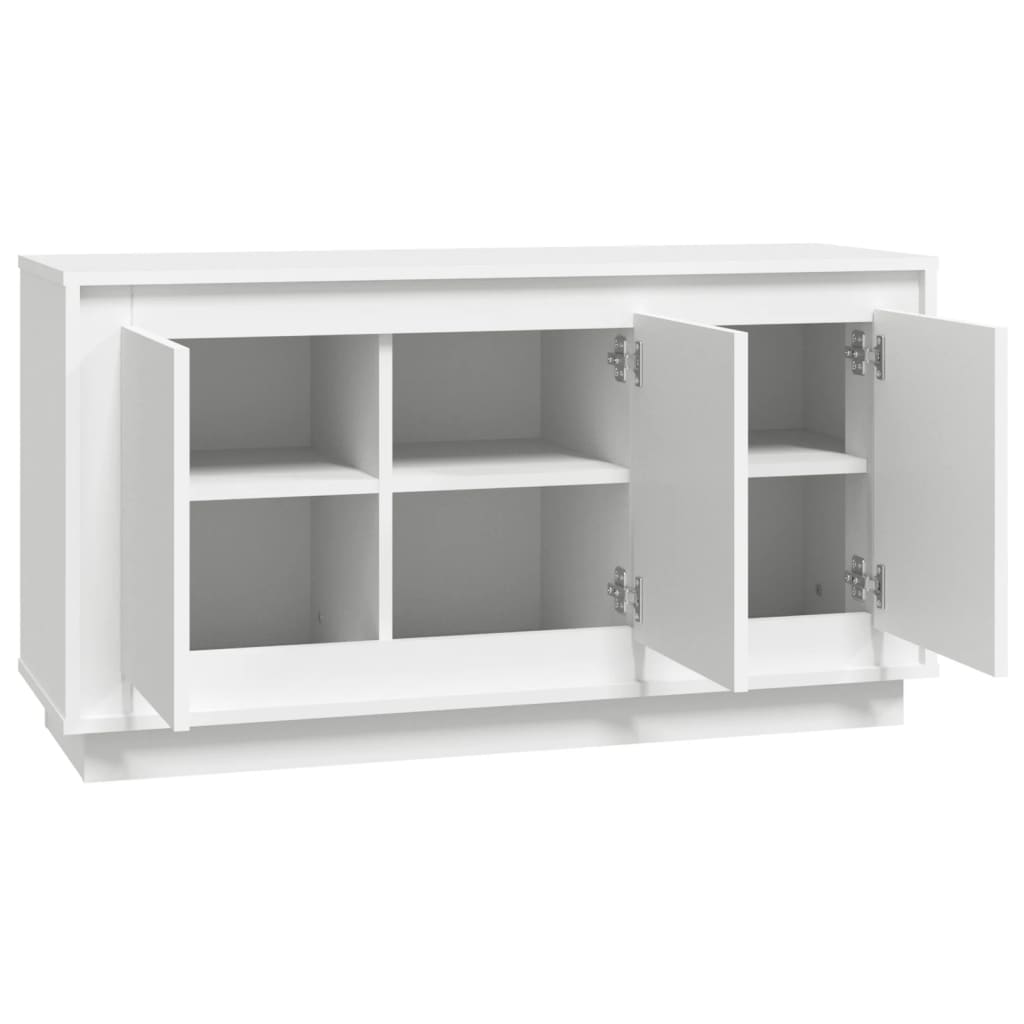vidaXL Dulap, alb, 102x35x55 cm, lemn prelucrat