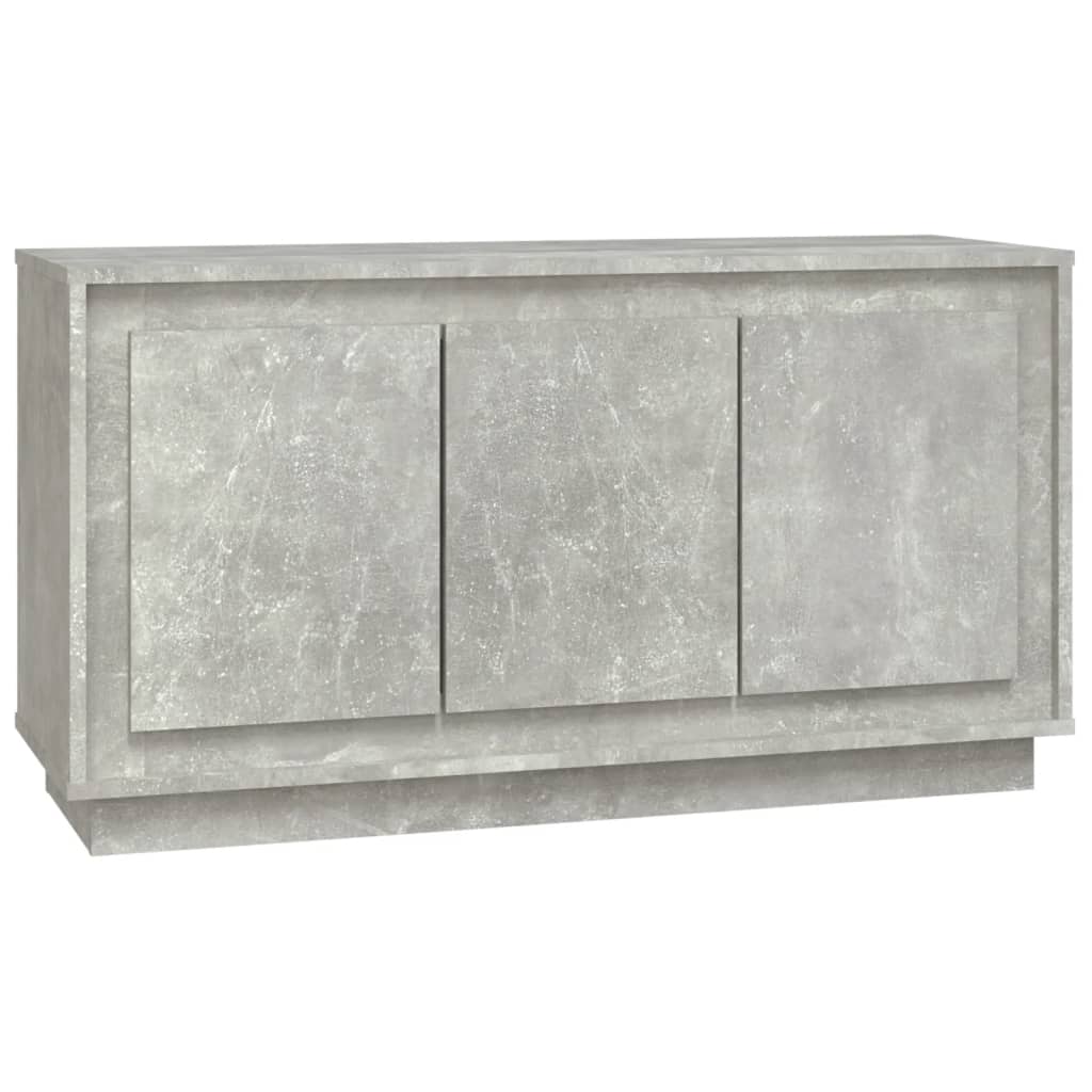 vidaXL Dulap, gri beton, 102x35x55 cm, lemn prelucrat vidaXL Dulap, gri beton, 102x35x55 cm, lemn prelucrat