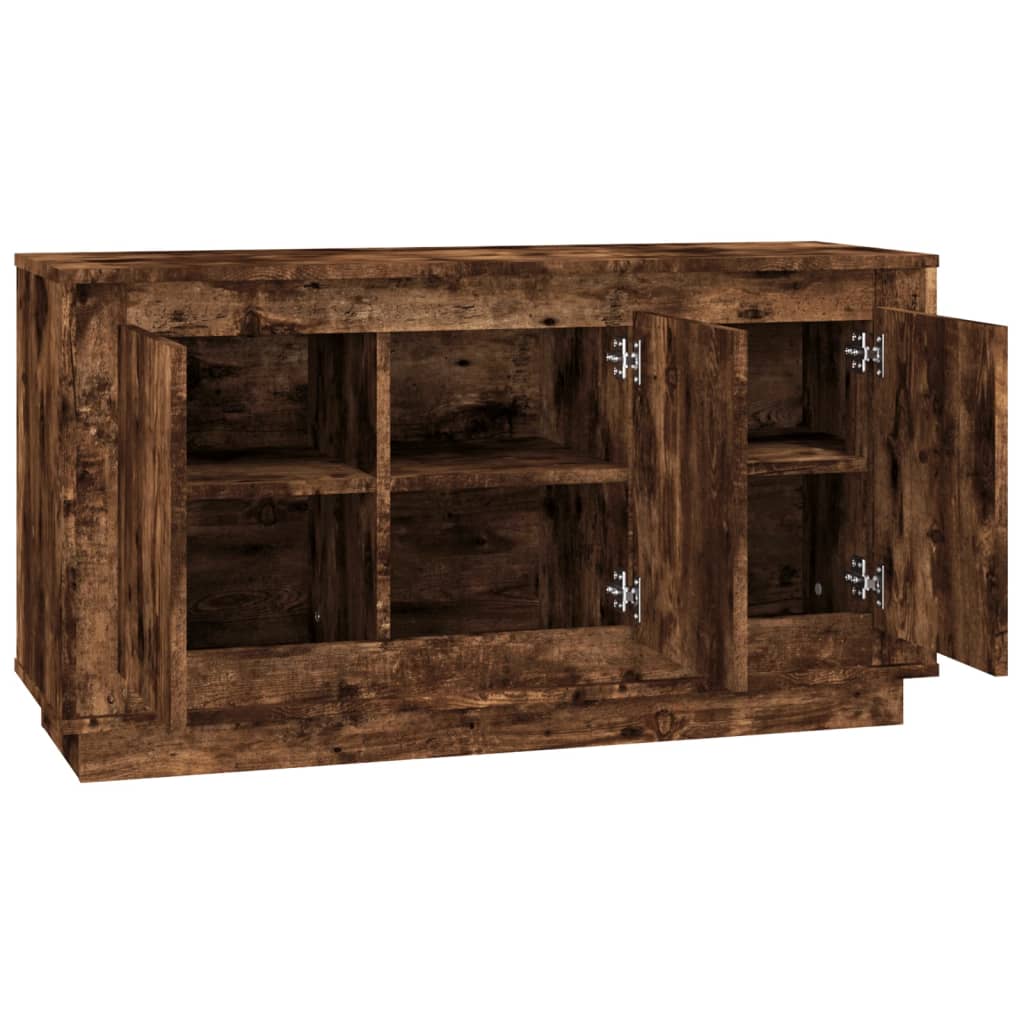 vidaXL Dulap, stejar afumat, 102x35x55 cm, lemn prelucrat