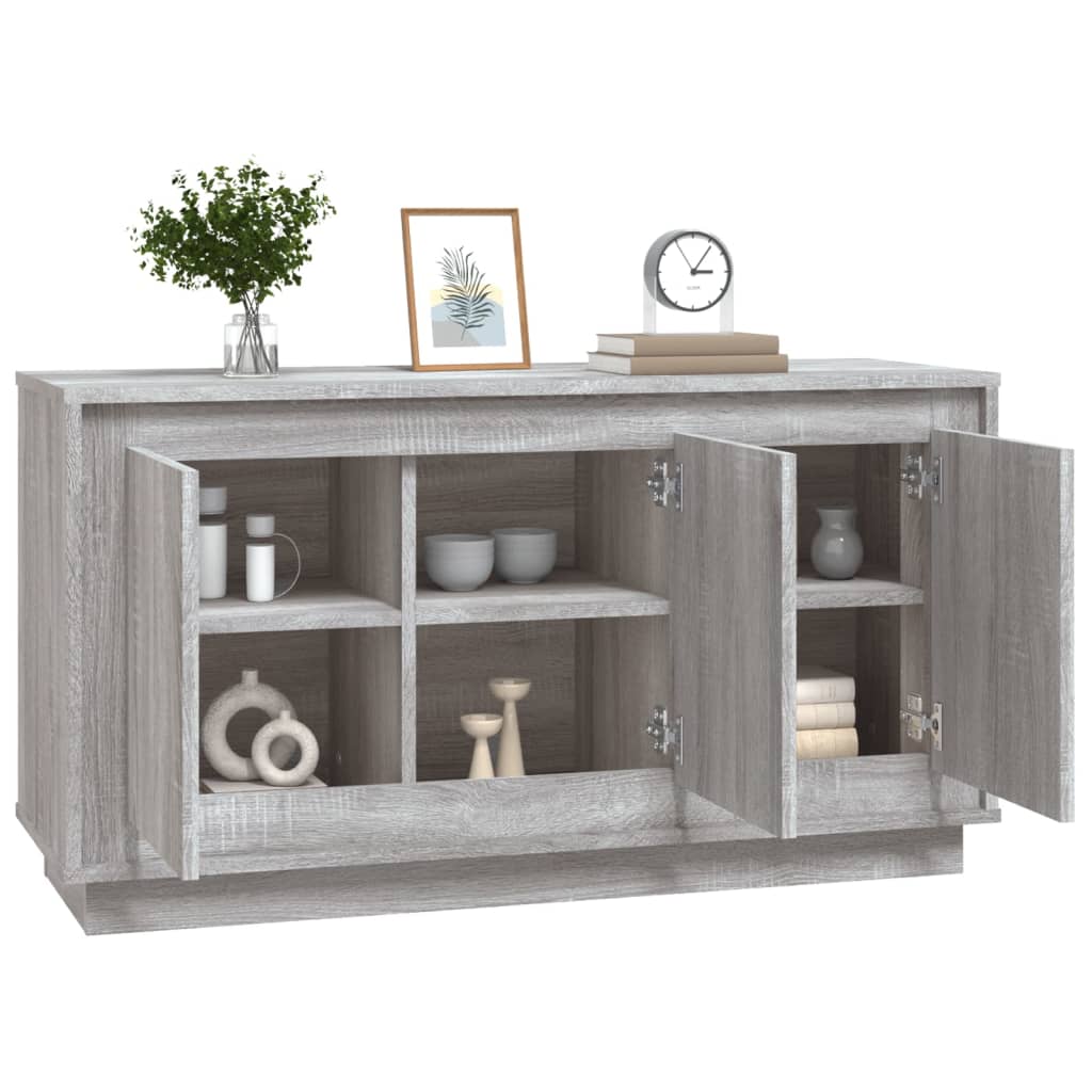 vidaXL Dulap, gri sonoma, 102x35x55 cm, lemn prelucrat