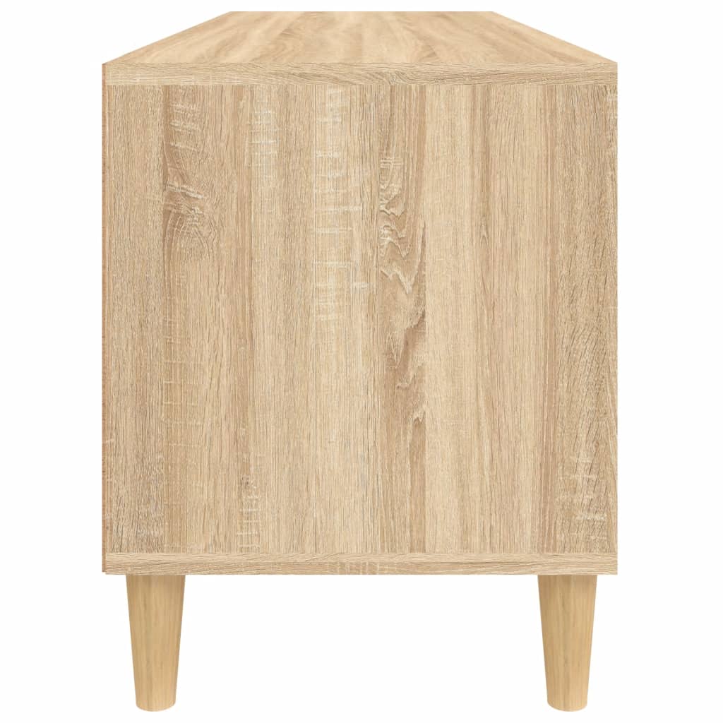 vidaXL Comodă TV, stejar sonoma, 100x34,5x44,5 cm, lemn prelucrat
