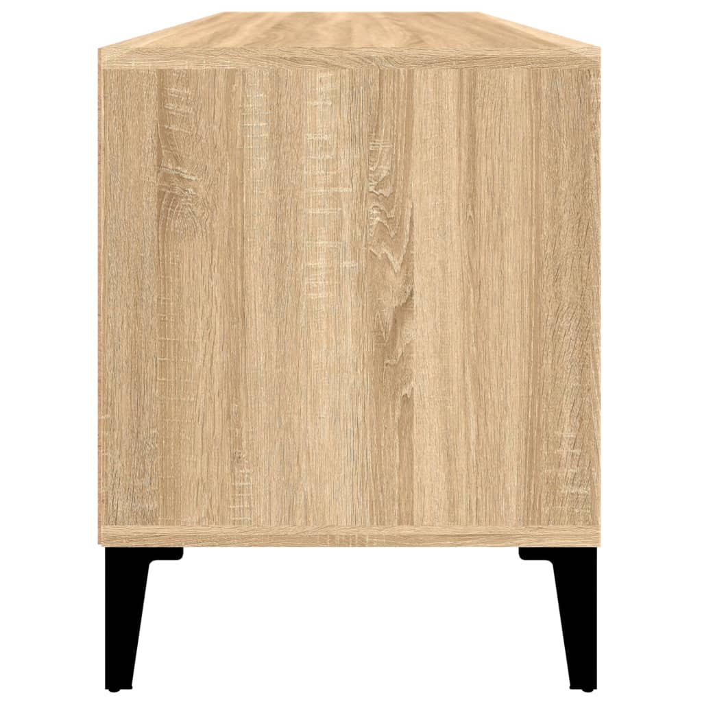 vidaXL Comodă TV, stejar sonoma, 100x34,5x44,5 cm, lemn prelucrat vidaXL Comodă TV, stejar sonoma, 100x34,5x44,5 cm, lemn prelucrat