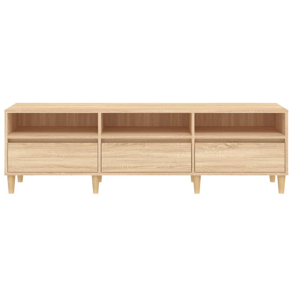vidaXL Comodă TV, stejar sonoma, 150x30x44,5 cm, lemn prelucrat vidaXL Comodă TV, stejar sonoma, 150x30x44,5 cm, lemn prelucrat