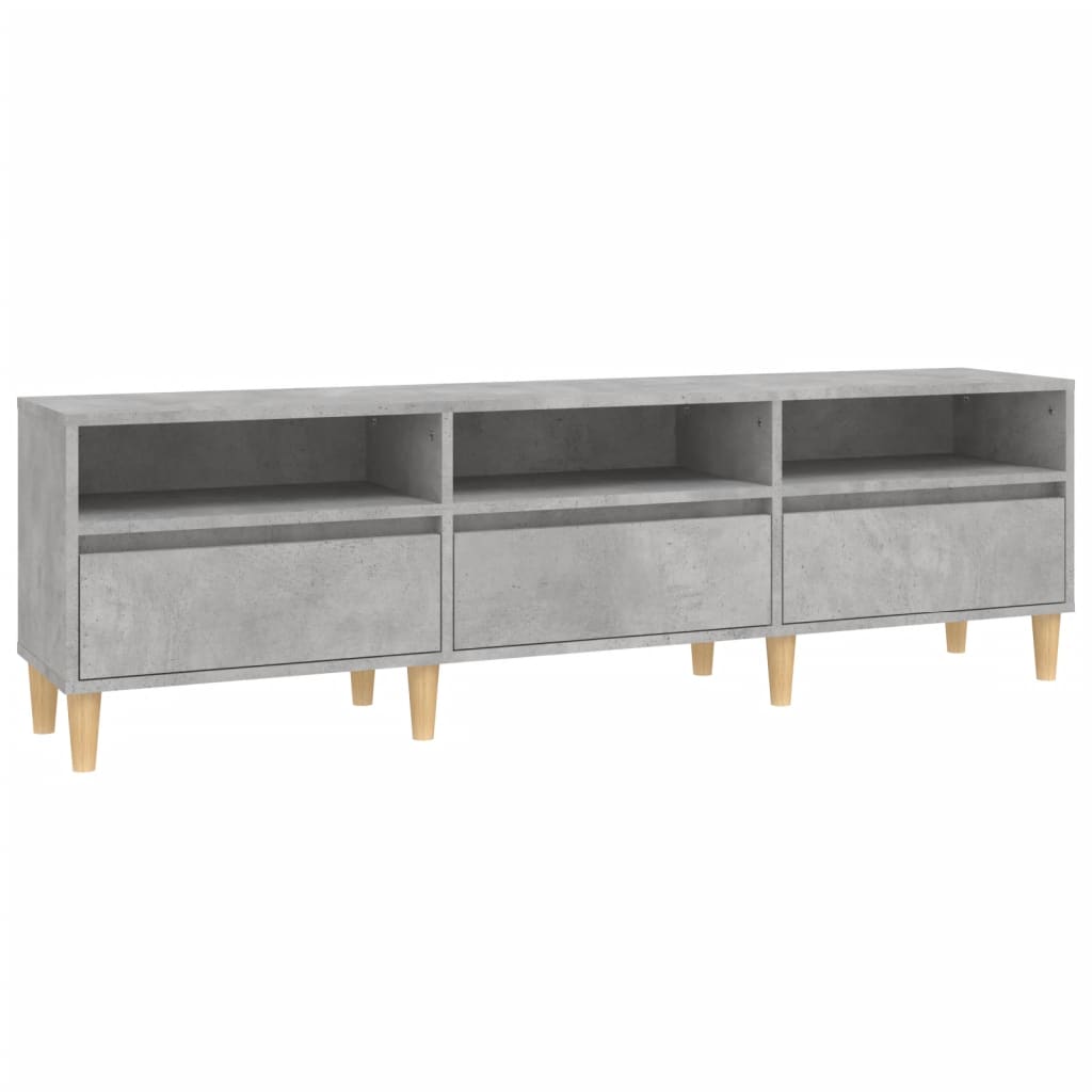 vidaXL Comodă TV, gri beton, 150x30x44,5 cm, lemn prelucrat vidaXL Comodă TV, gri beton, 150x30x44,5 cm, lemn prelucrat