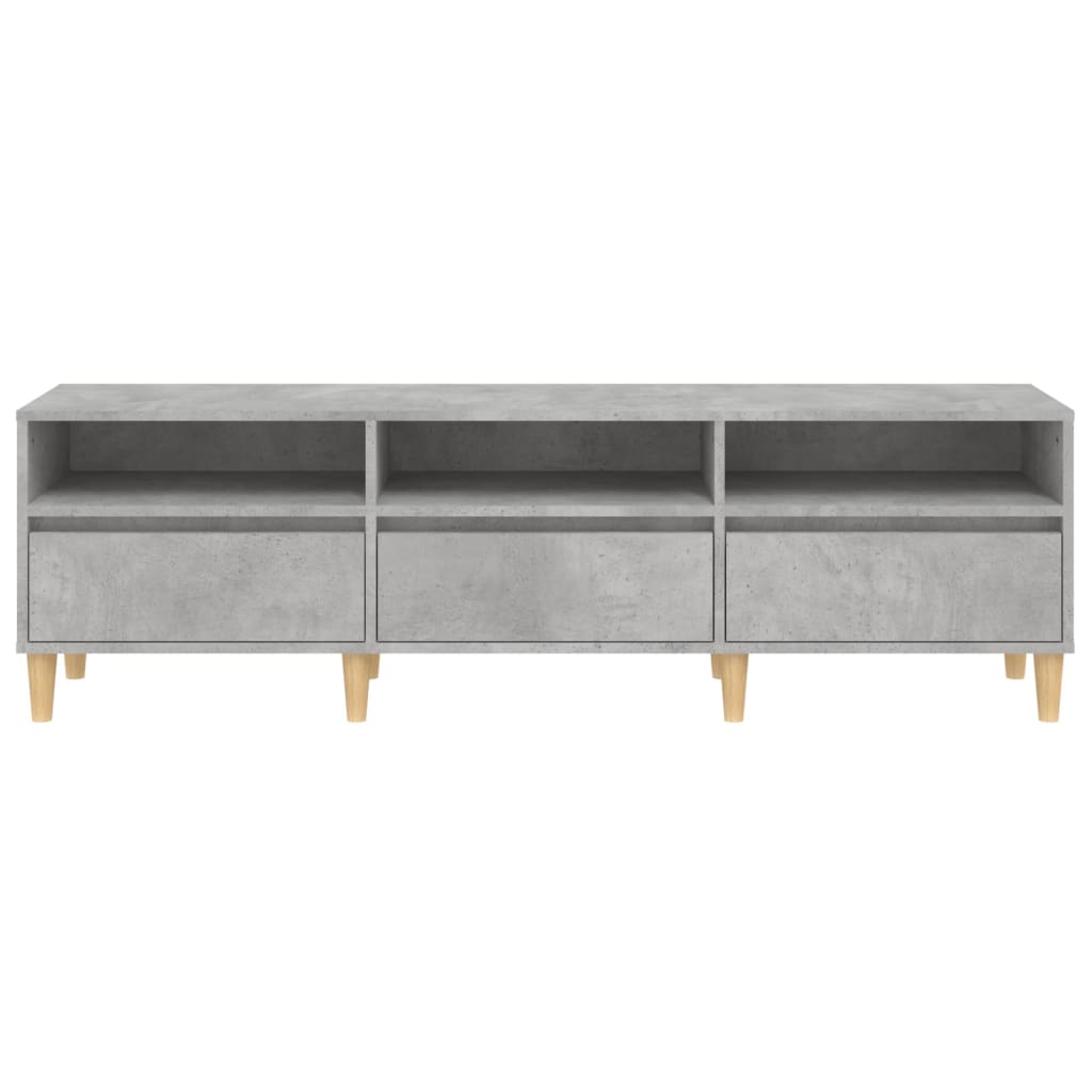 vidaXL Comodă TV, gri beton, 150x30x44,5 cm, lemn prelucrat vidaXL Comodă TV, gri beton, 150x30x44,5 cm, lemn prelucrat