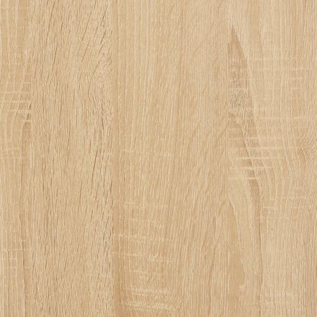 vidaXL Dulap pentru discuri stejar sonoma 121x38x48 cm, lemn prelucrat
