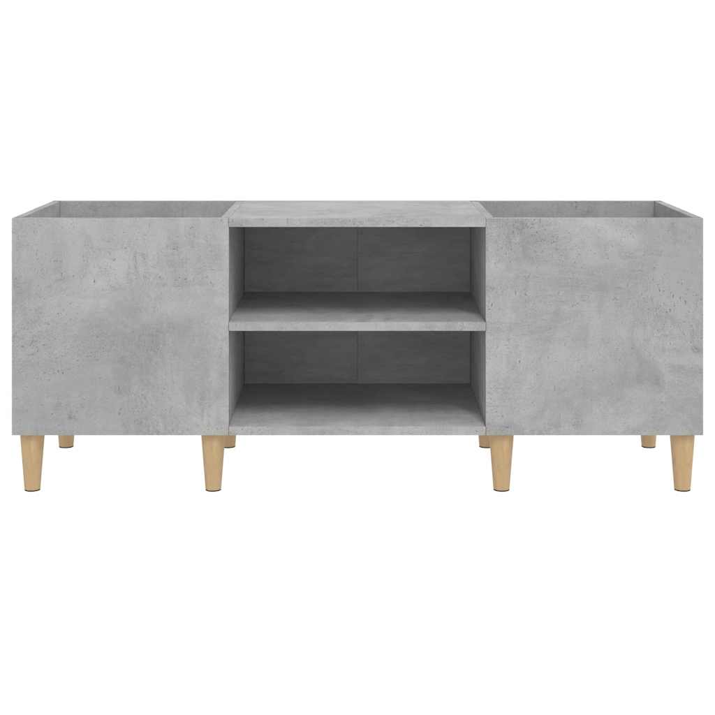 vidaXL Dulap pentru discuri gri beton, 121x38x48 cm, lemn prelucrat vidaXL Dulap pentru discuri gri beton, 121x38x48 cm, lemn prelucrat