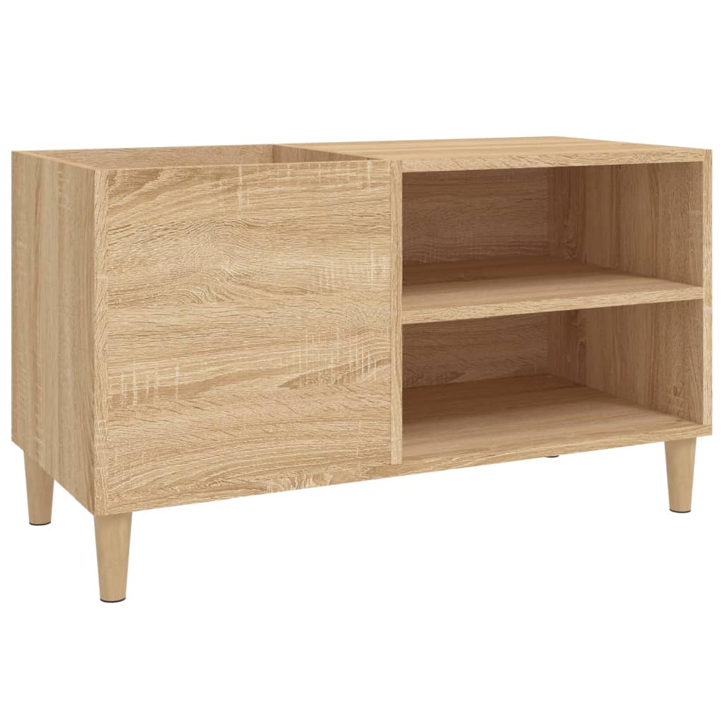 vidaXL Dulap pentru discuri stejar sonoma 84,5x38x48 cm lemn prelucrat vidaXL Dulap pentru discuri stejar sonoma 84,5x38x48 cm lemn prelucrat