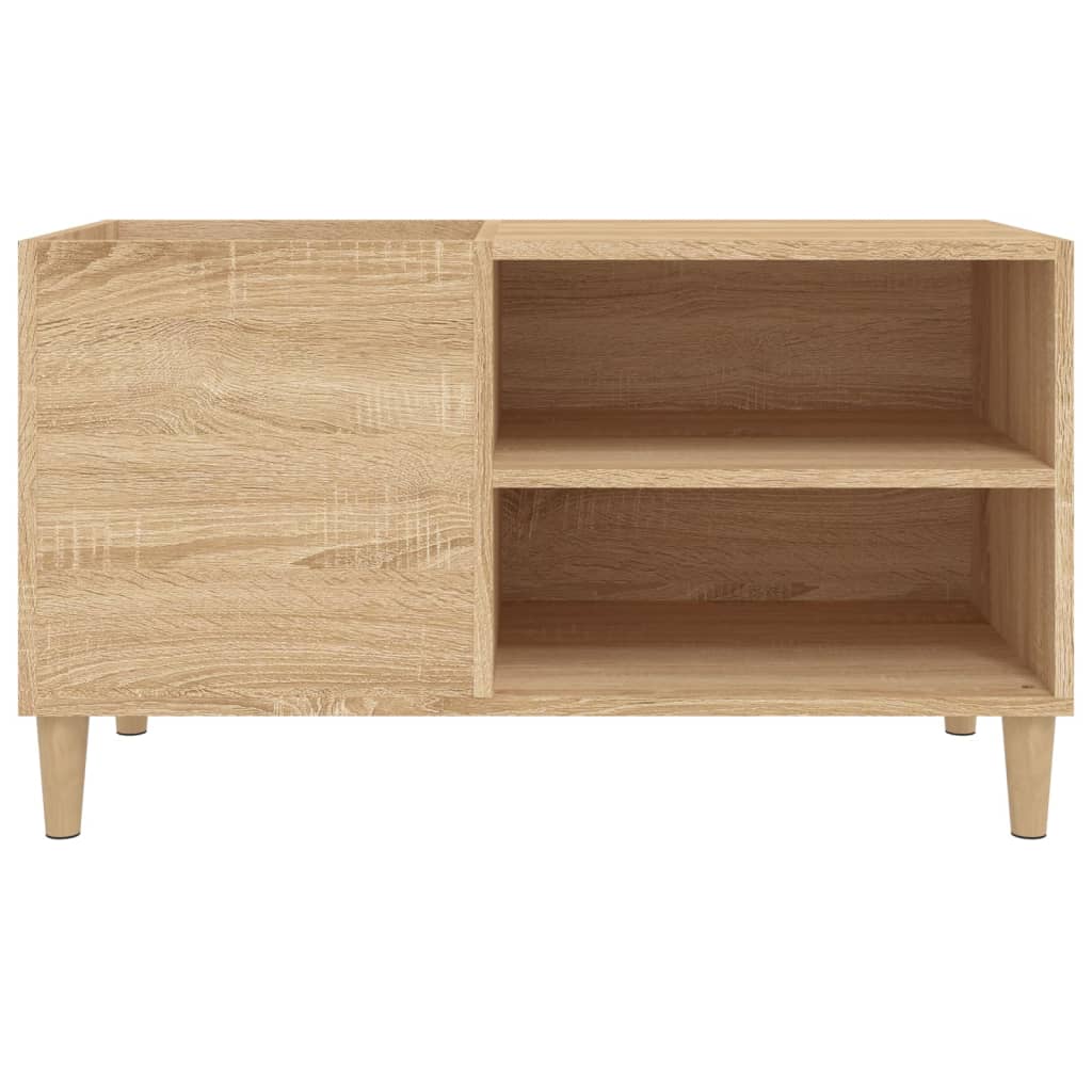 vidaXL Dulap pentru discuri stejar sonoma 84,5x38x48 cm lemn prelucrat vidaXL Dulap pentru discuri stejar sonoma 84,5x38x48 cm lemn prelucrat