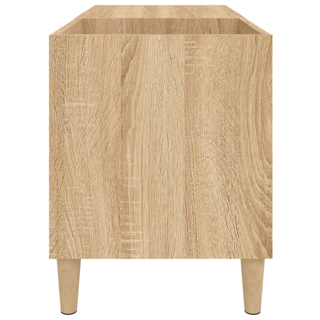 vidaXL Dulap pentru discuri stejar sonoma 84,5x38x48 cm lemn prelucrat vidaXL Dulap pentru discuri stejar sonoma 84,5x38x48 cm lemn prelucrat