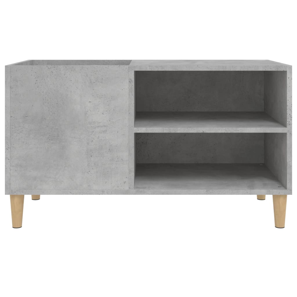 vidaXL Dulap pentru discuri gri beton 84,5x38x48 cm lemn prelucrat vidaXL Dulap pentru discuri gri beton 84,5x38x48 cm lemn prelucrat