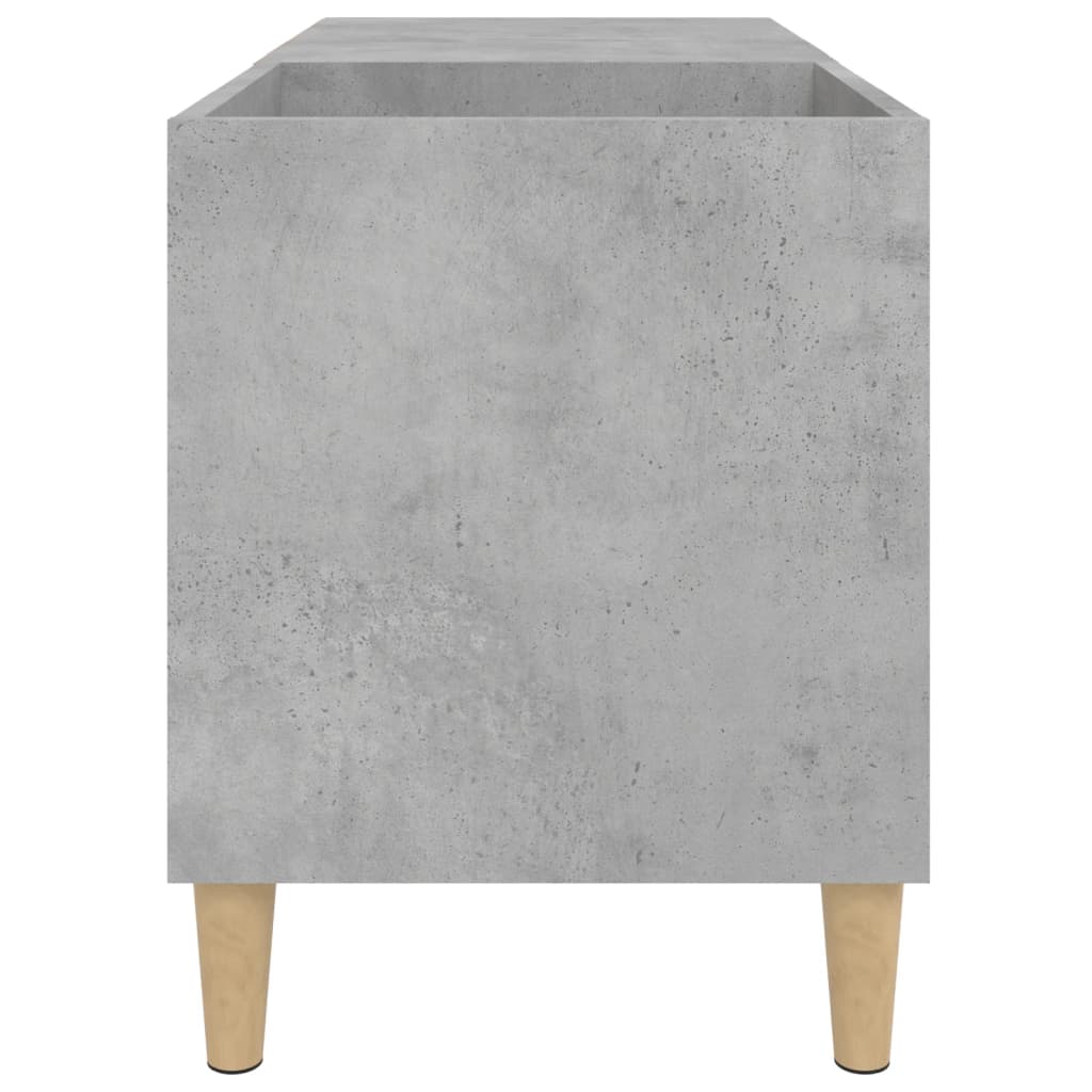 vidaXL Dulap pentru discuri gri beton 84,5x38x48 cm lemn prelucrat vidaXL Dulap pentru discuri gri beton 84,5x38x48 cm lemn prelucrat