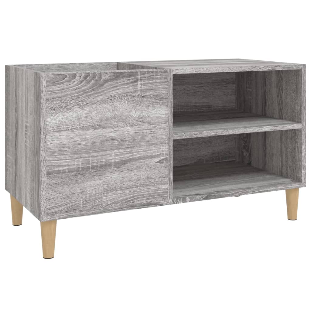 vidaXL Dulap pentru discuri gri sonoma 84,5x38x48 cm lemn prelucrat vidaXL Dulap pentru discuri gri sonoma 84,5x38x48 cm lemn prelucrat