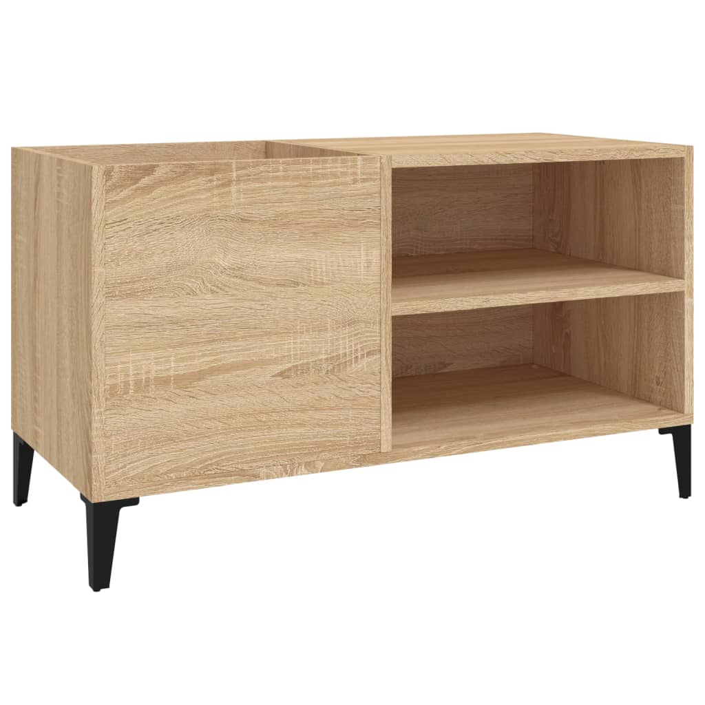vidaXL Dulap pentru discuri stejar sonoma 84,5x38x48 cm lemn prelucrat vidaXL Dulap pentru discuri stejar sonoma 84,5x38x48 cm lemn prelucrat