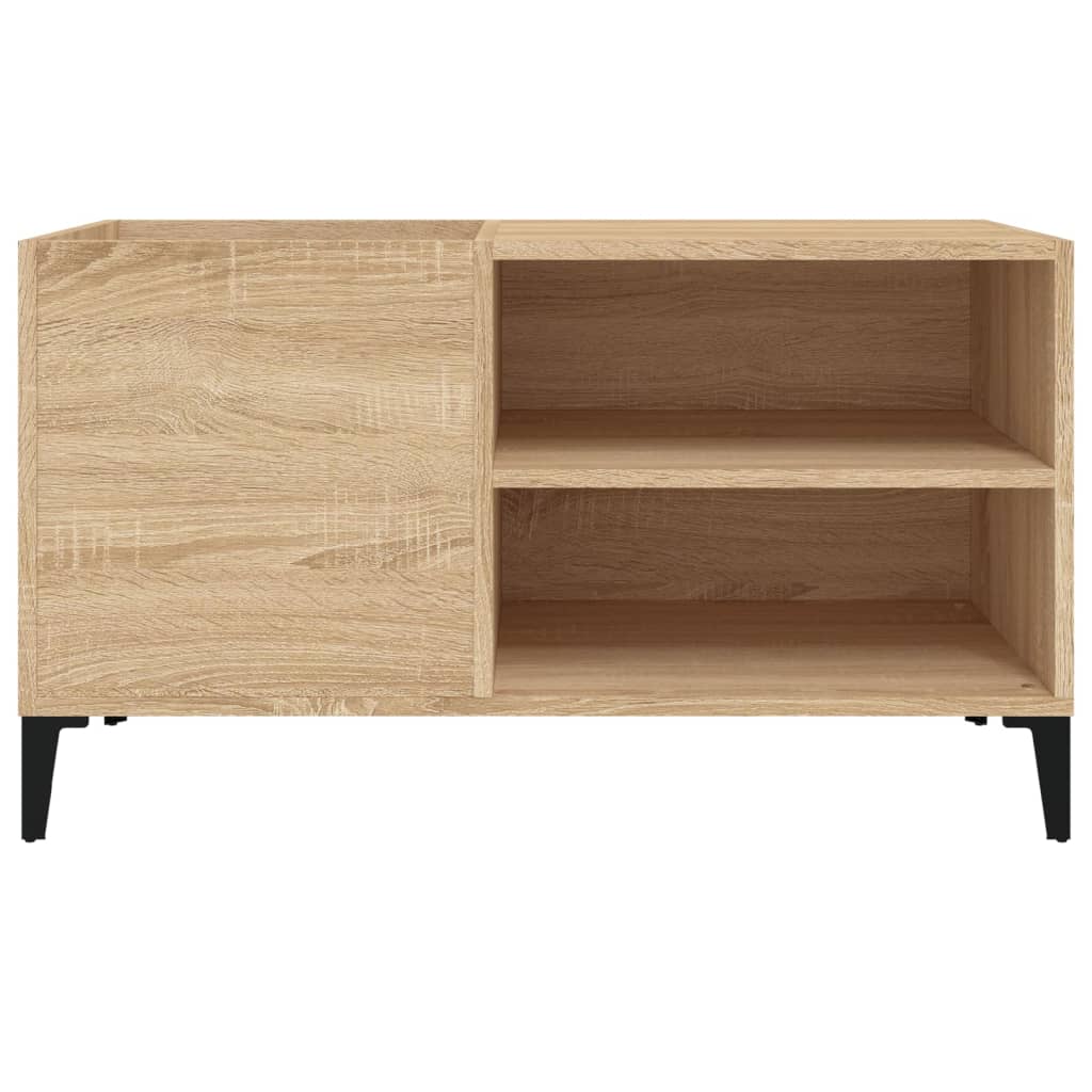 vidaXL Dulap pentru discuri stejar sonoma 84,5x38x48 cm lemn prelucrat vidaXL Dulap pentru discuri stejar sonoma 84,5x38x48 cm lemn prelucrat