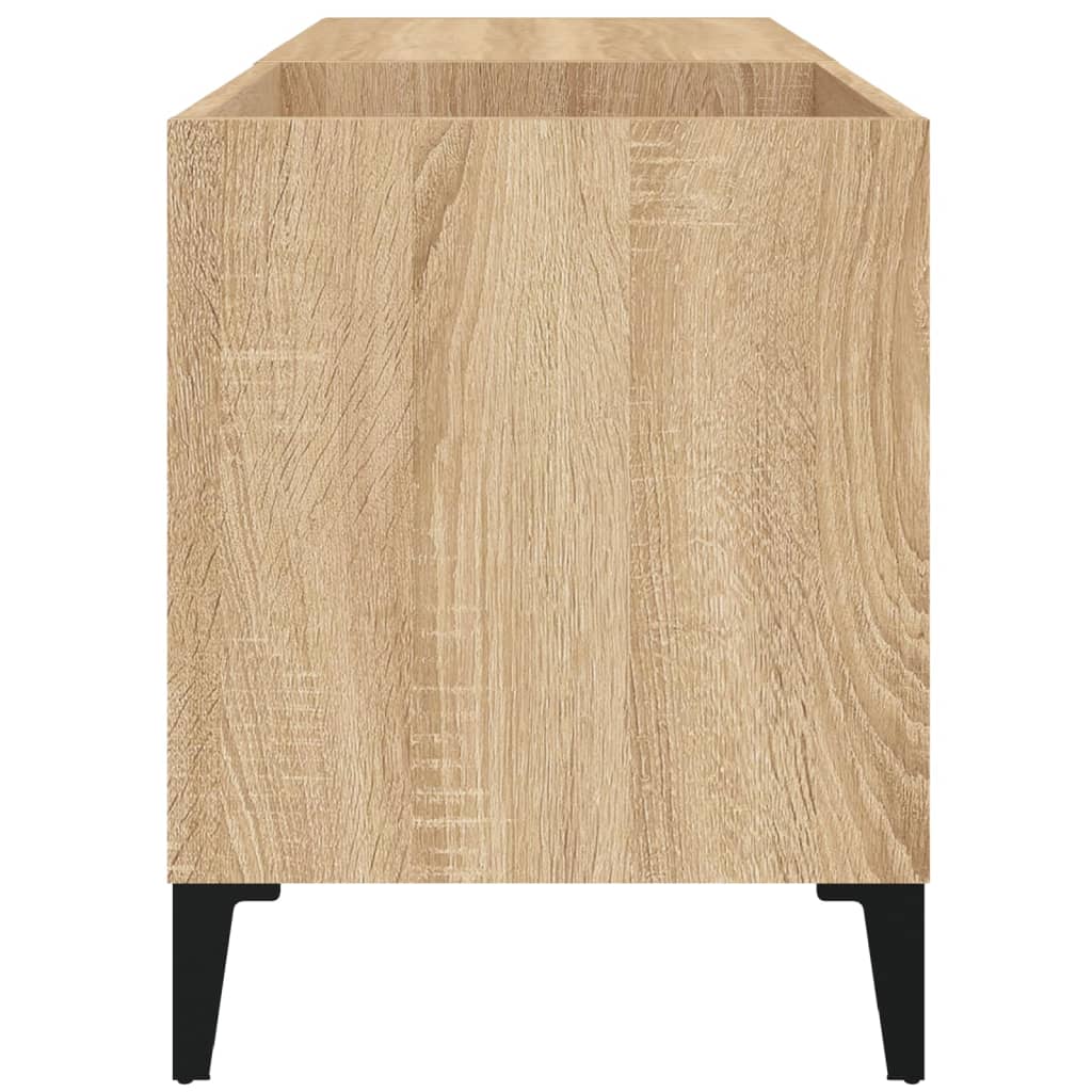 vidaXL Dulap pentru discuri stejar sonoma 84,5x38x48 cm lemn prelucrat vidaXL Dulap pentru discuri stejar sonoma 84,5x38x48 cm lemn prelucrat