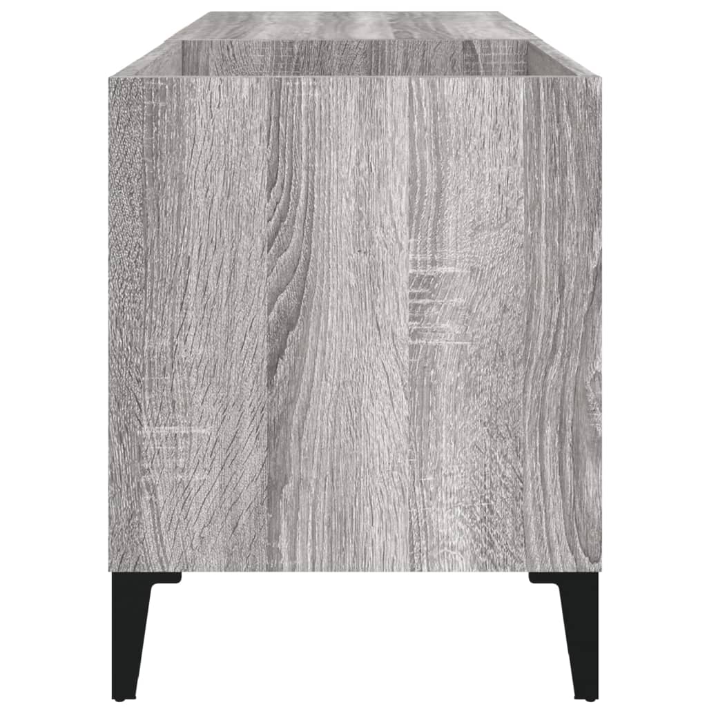 vidaXL Dulap pentru discuri gri sonoma 84,5x38x48 cm lemn prelucrat vidaXL Dulap pentru discuri gri sonoma 84,5x38x48 cm lemn prelucrat