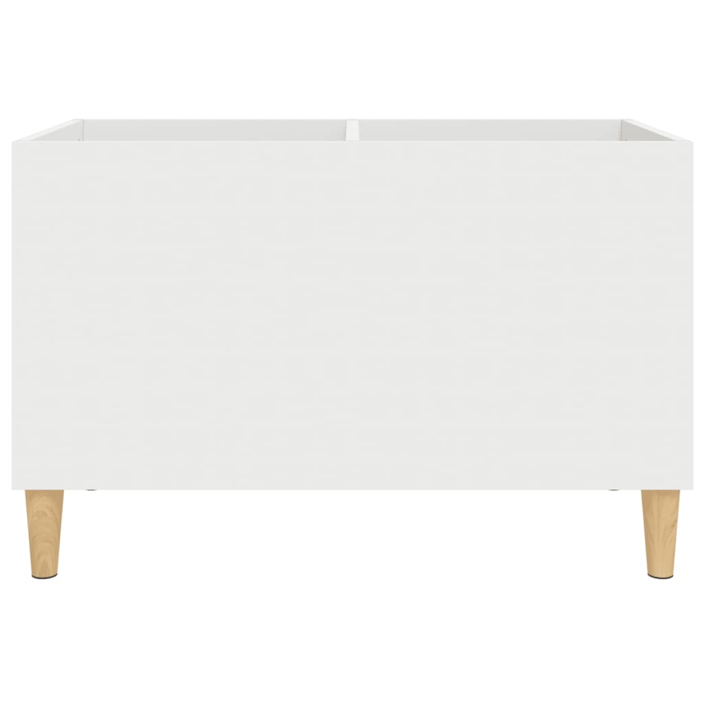 vidaXL Dulap de discuri, alb, 74,5x38x48 cm, lemn prelucrat