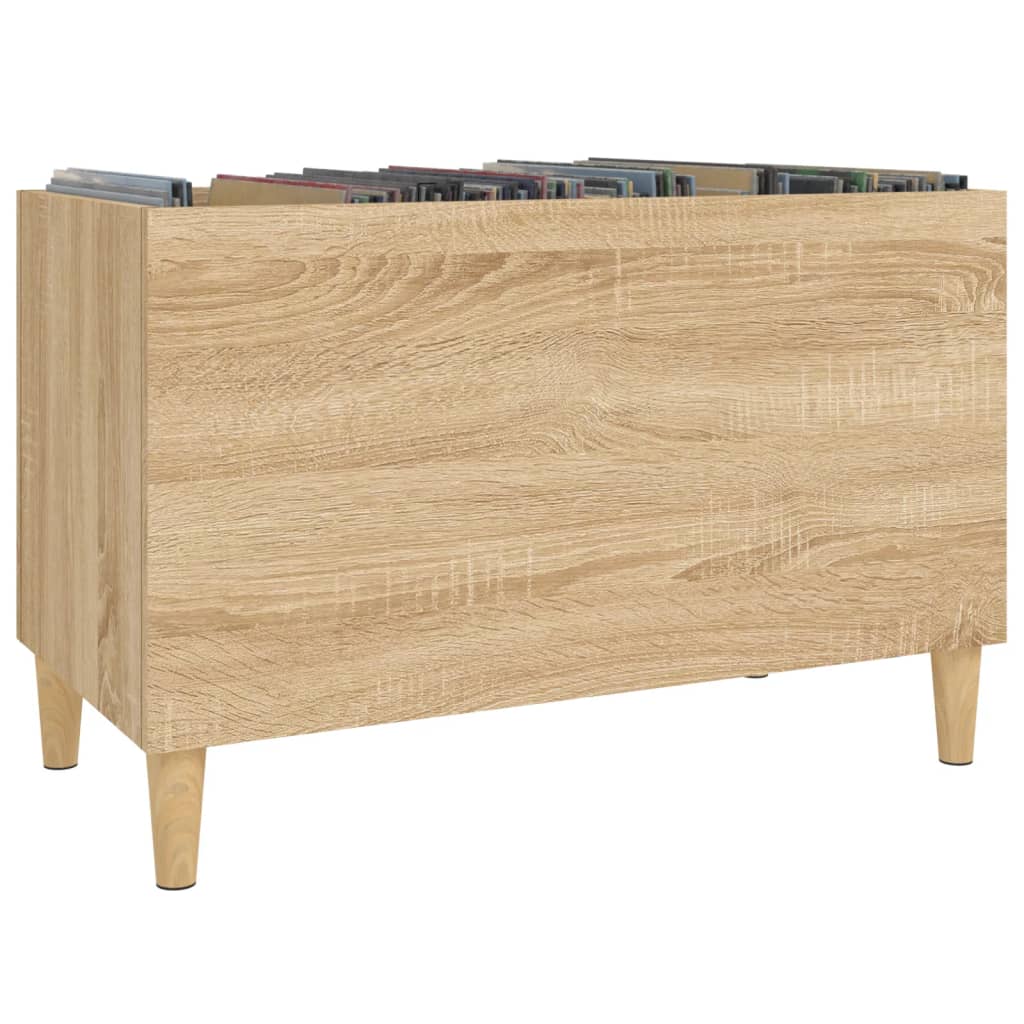 vidaXL Dulap pentru discuri stejar sonoma 74,5x38x48 cm lemn prelucrat vidaXL Dulap pentru discuri stejar sonoma 74,5x38x48 cm lemn prelucrat