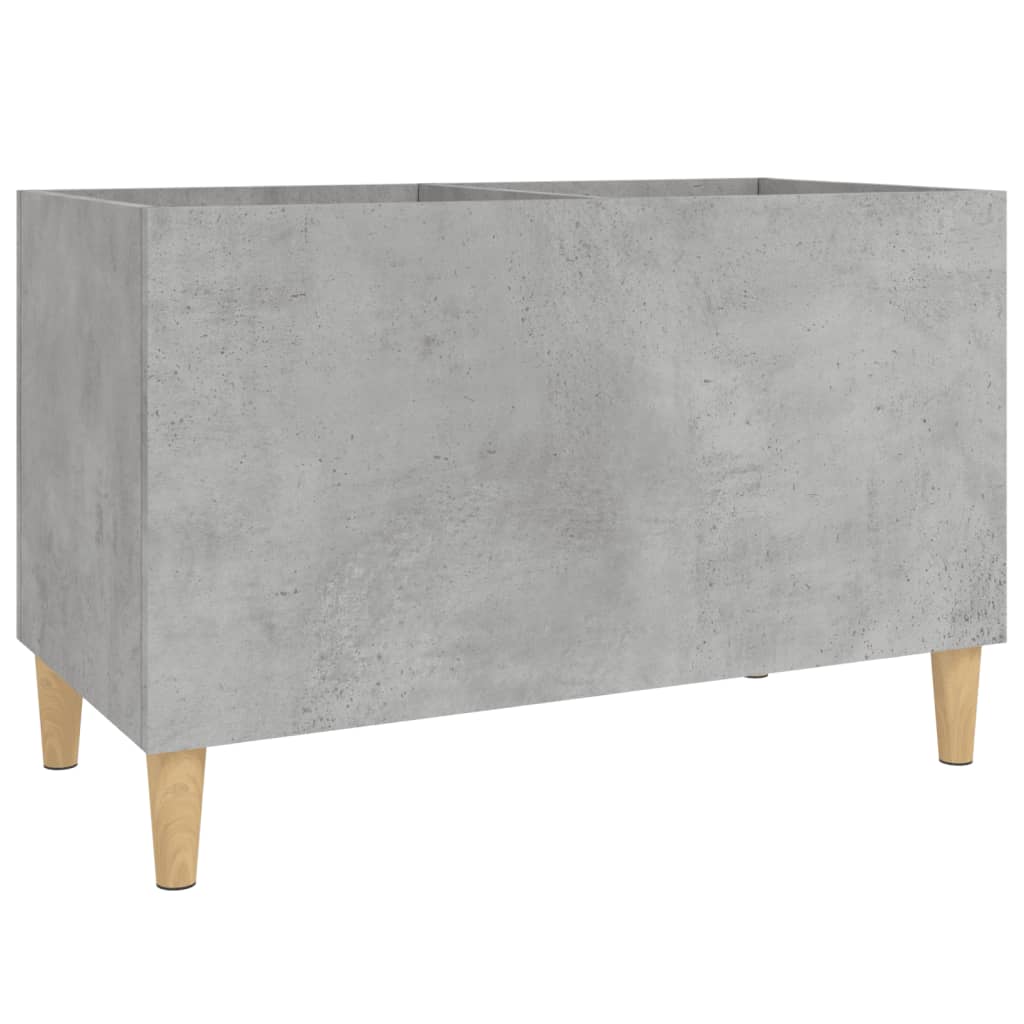 vidaXL Dulap pentru discuri, gri beton, 74,5x38x48 cm, lemn prelucrat vidaXL Dulap pentru discuri, gri beton, 74,5x38x48 cm, lemn prelucrat