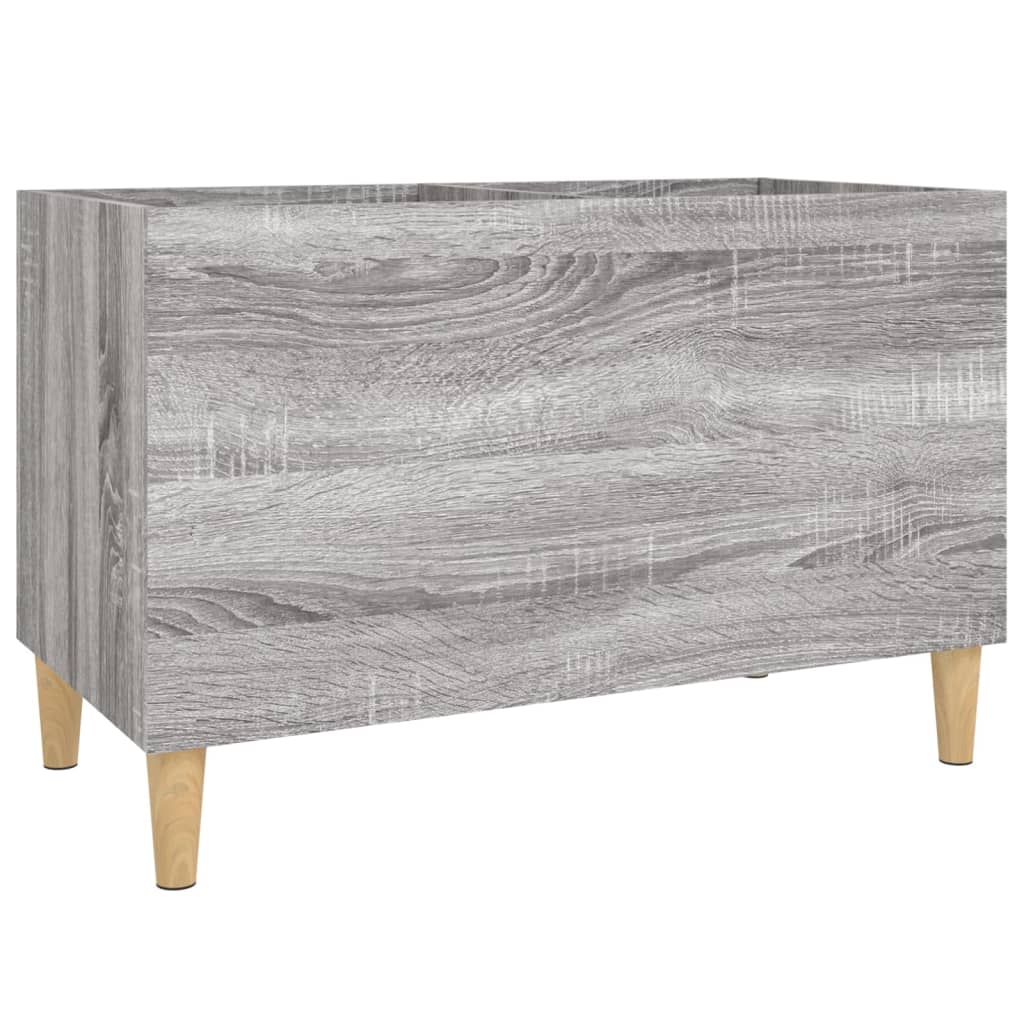vidaXL Dulap pentru discuri gri sonoma 74,5x38x48 cm lemn prelucrat