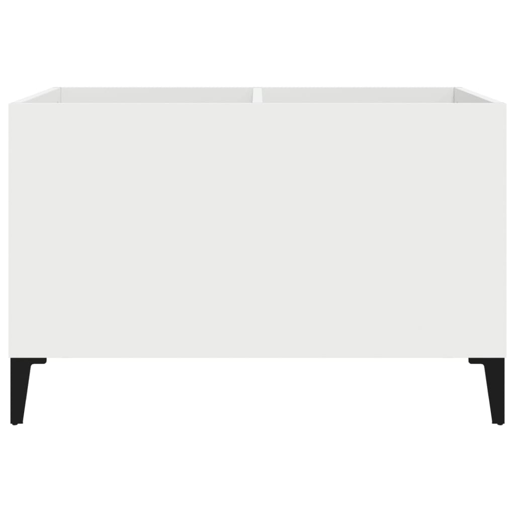 vidaXL Dulap de discuri, alb, 74,5x38x48 cm, lemn prelucrat vidaXL Dulap de discuri, alb, 74,5x38x48 cm, lemn prelucrat