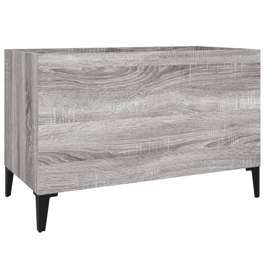 vidaXL Dulap pentru discuri gri sonoma 74,5x38x48 cm lemn prelucrat vidaXL Dulap pentru discuri gri sonoma 74,5x38x48 cm lemn prelucrat