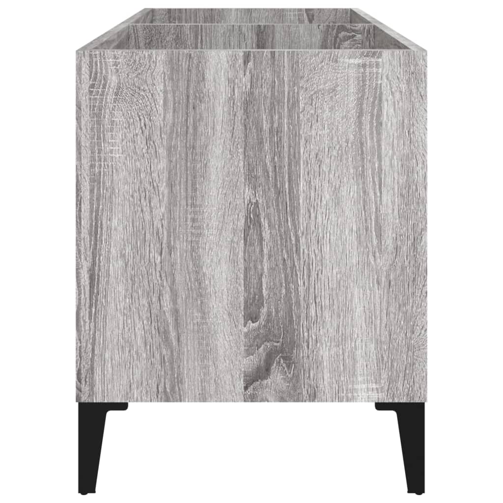 vidaXL Dulap pentru discuri gri sonoma 74,5x38x48 cm lemn prelucrat vidaXL Dulap pentru discuri gri sonoma 74,5x38x48 cm lemn prelucrat