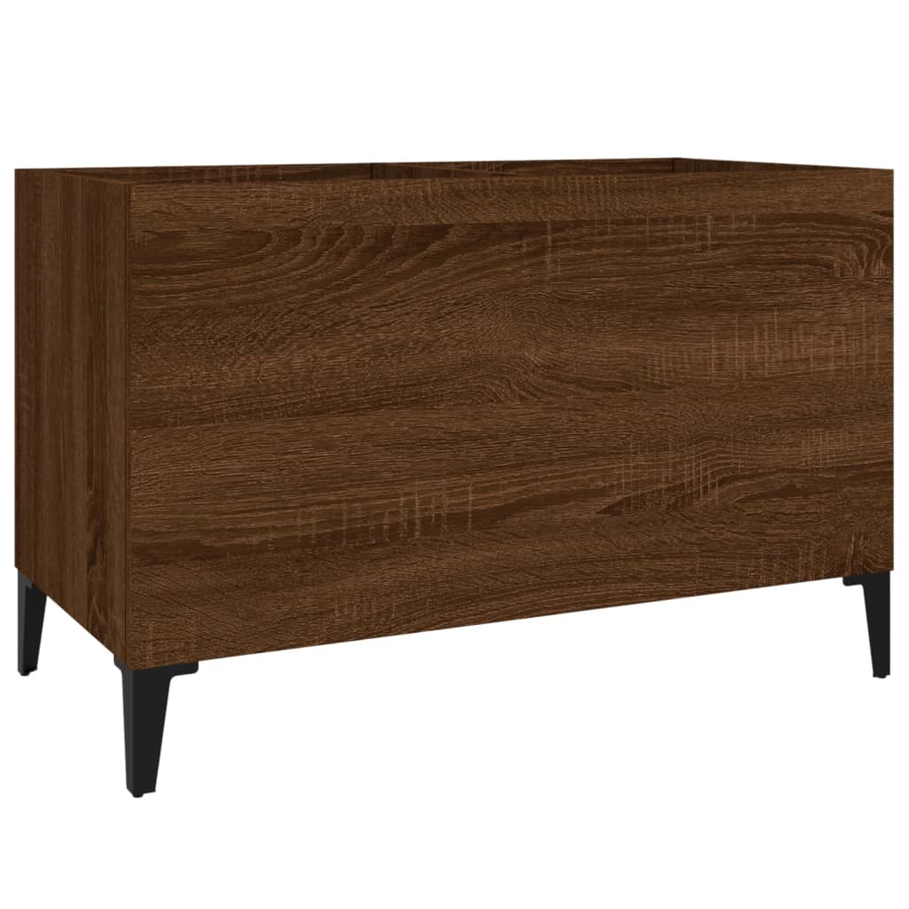 vidaXL Dulap pentru discuri stejar maro 74,5x38x48 cm lemn prelucrat vidaXL Dulap pentru discuri stejar maro 74,5x38x48 cm lemn prelucrat