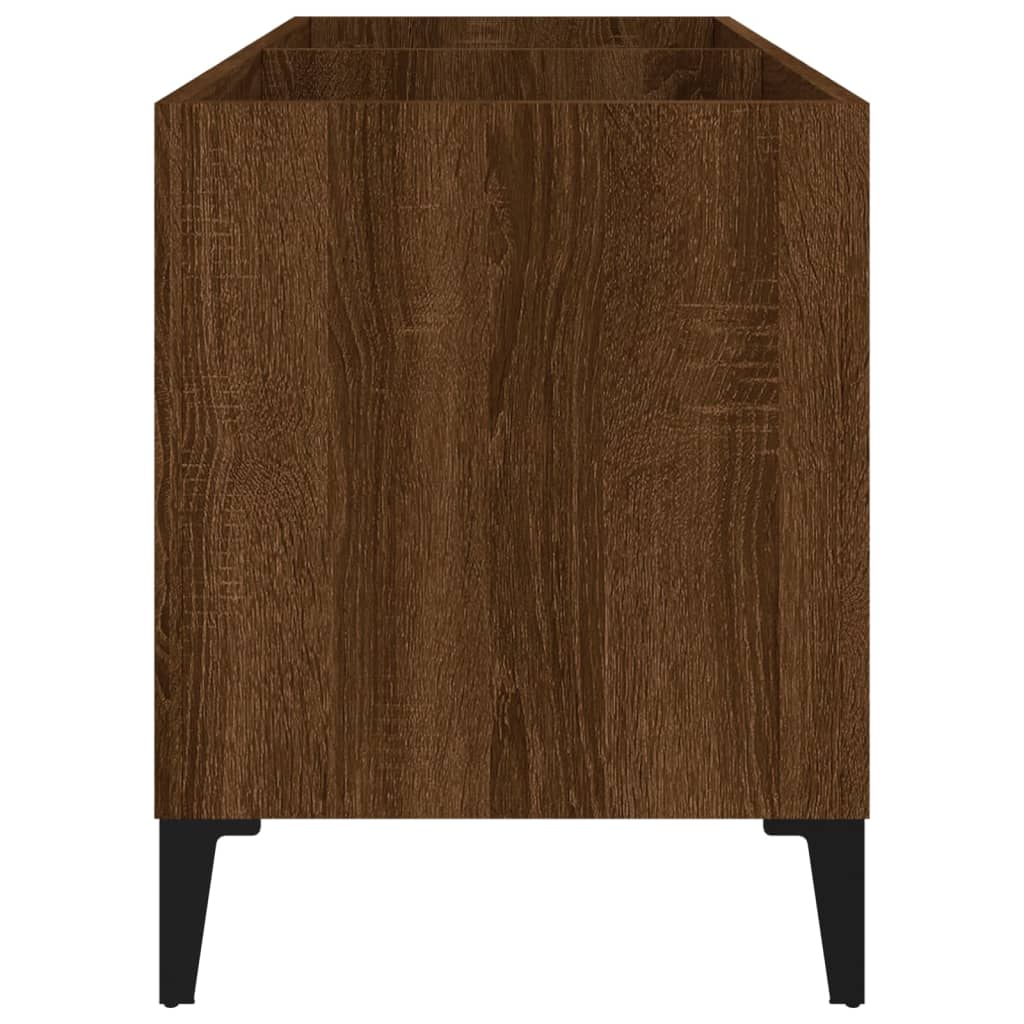 vidaXL Dulap pentru discuri stejar maro 74,5x38x48 cm lemn prelucrat vidaXL Dulap pentru discuri stejar maro 74,5x38x48 cm lemn prelucrat