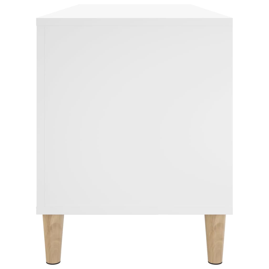 vidaXL Comodă discuri, alb, 100x38x48 cm, lemn prelucrat vidaXL Comodă discuri, alb, 100x38x48 cm, lemn prelucrat