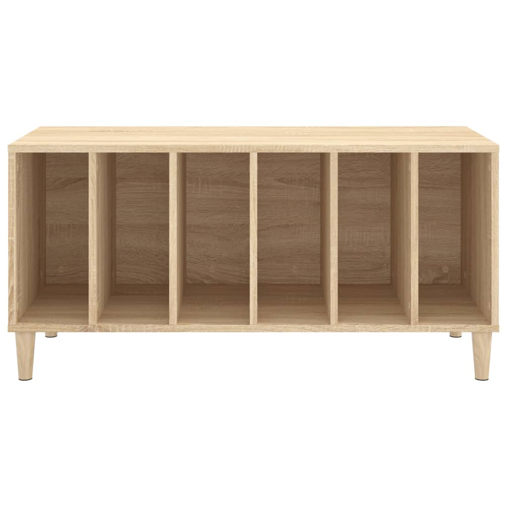 vidaXL Dulap pentru discuri stejar sonoma 100x38x48 cm, lemn prelucrat