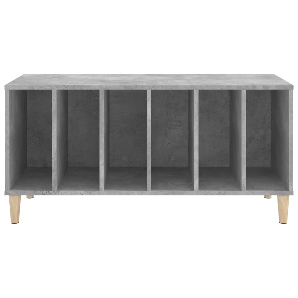 vidaXL Dulap pentru discuri gri beton, 100x38x48 cm, lemn prelucrat vidaXL Dulap pentru discuri gri beton, 100x38x48 cm, lemn prelucrat