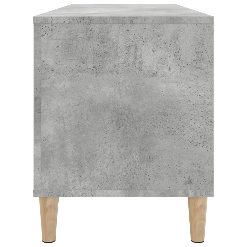vidaXL Dulap pentru discuri gri beton, 100x38x48 cm, lemn prelucrat vidaXL Dulap pentru discuri gri beton, 100x38x48 cm, lemn prelucrat