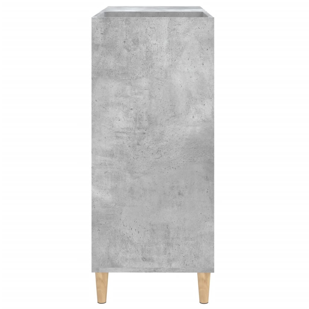 vidaXL Dulap pentru discuri gri beton 84,5x38x89 cm lemn compozit vidaXL Dulap pentru discuri gri beton 84,5x38x89 cm lemn compozit