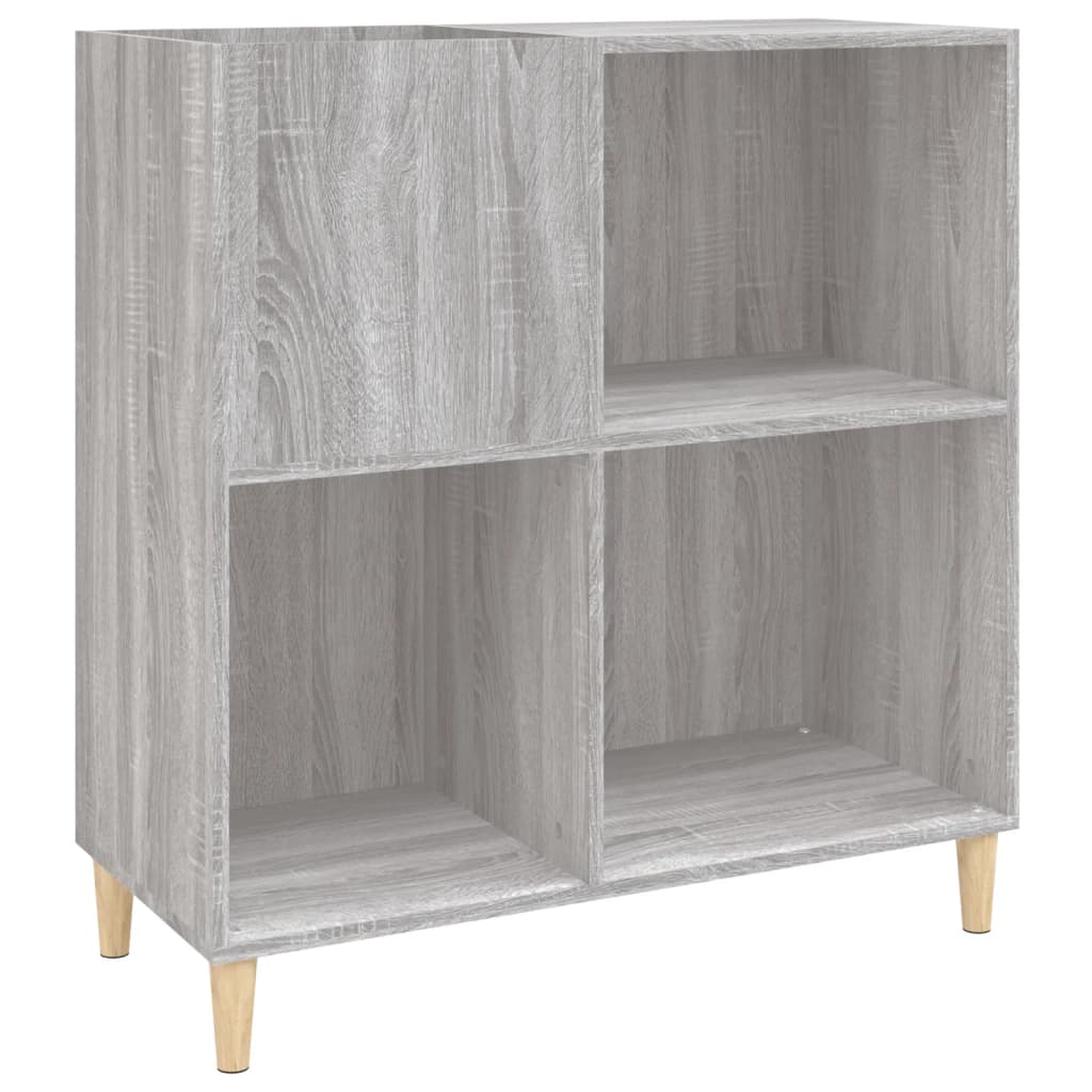 vidaXL Dulap pentru discuri gri sonoma 84,5x38x89 cm lemn compozit vidaXL Dulap pentru discuri gri sonoma 84,5x38x89 cm lemn compozit