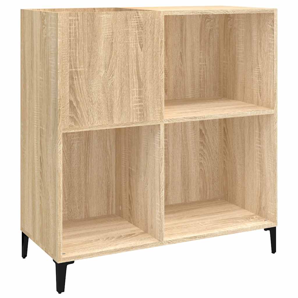 vidaXL Dulap pentru discuri stejar sonoma 84,5x38x89 cm lemn compozit vidaXL Dulap pentru discuri stejar sonoma 84,5x38x89 cm lemn compozit