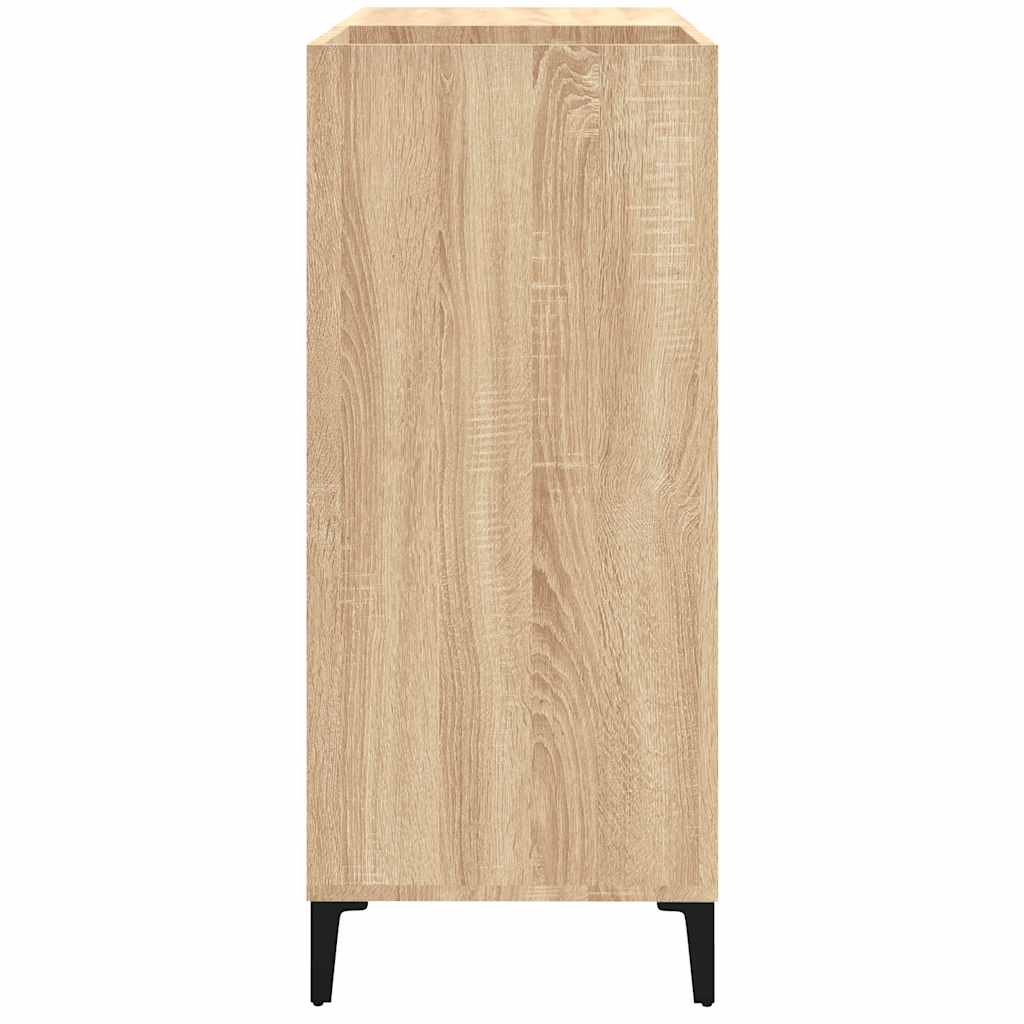 vidaXL Dulap pentru discuri stejar sonoma 84,5x38x89 cm lemn compozit vidaXL Dulap pentru discuri stejar sonoma 84,5x38x89 cm lemn compozit