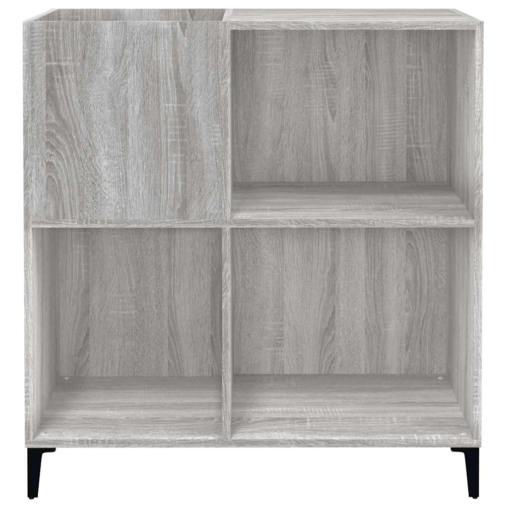 vidaXL Dulap pentru discuri gri sonoma 84,5x38x89 cm lemn compozit vidaXL Dulap pentru discuri gri sonoma 84,5x38x89 cm lemn compozit