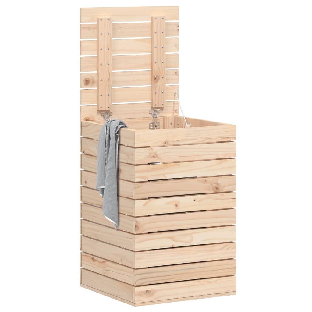 vidaXL Coș de rufe, 44x44x66 cm, lemn masiv de pin vidaXL Coș de rufe, 44x44x66 cm, lemn masiv de pin