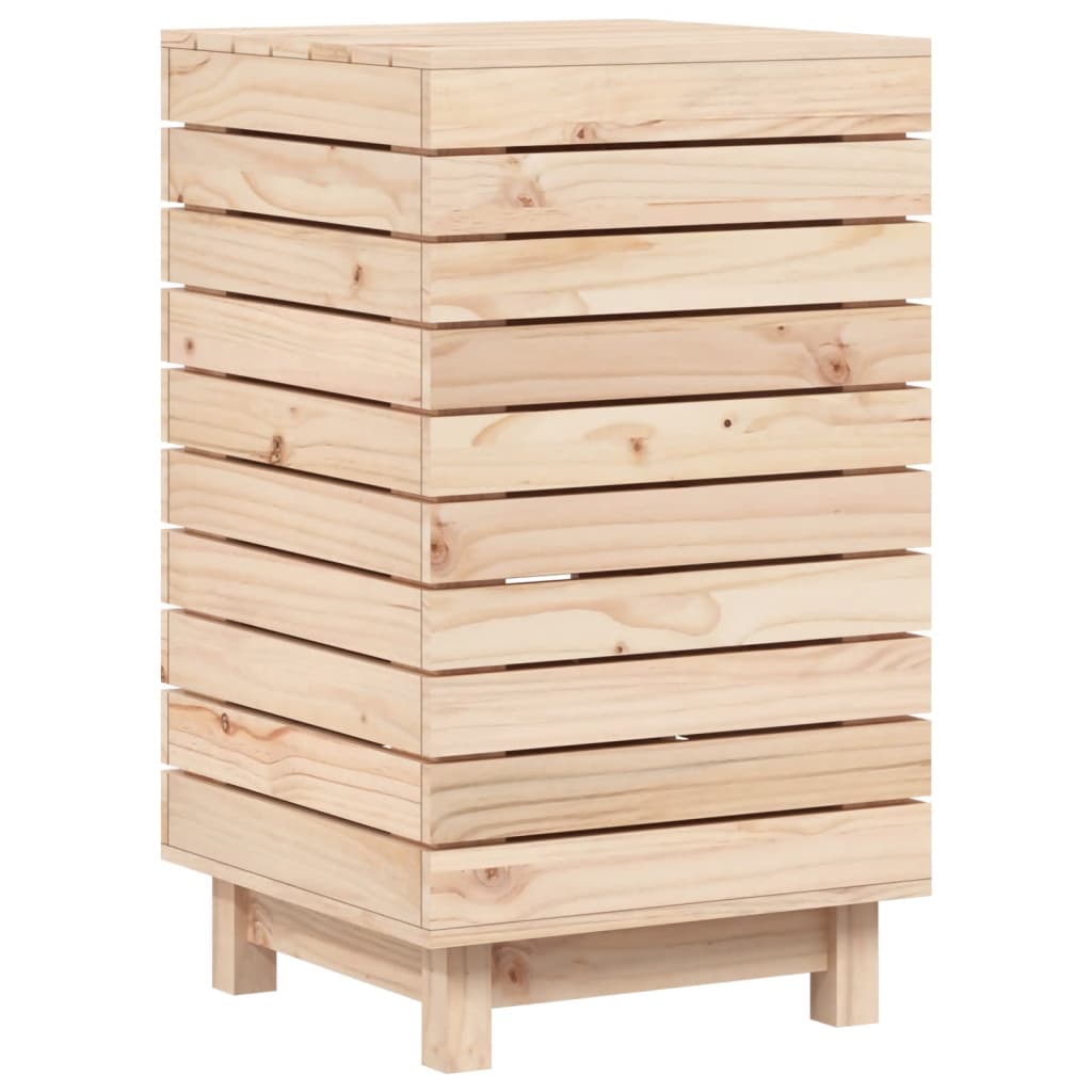 vidaXL Coș de rufe, 44x44x76 cm, lemn masiv de pin vidaXL Coș de rufe, 44x44x76 cm, lemn masiv de pin