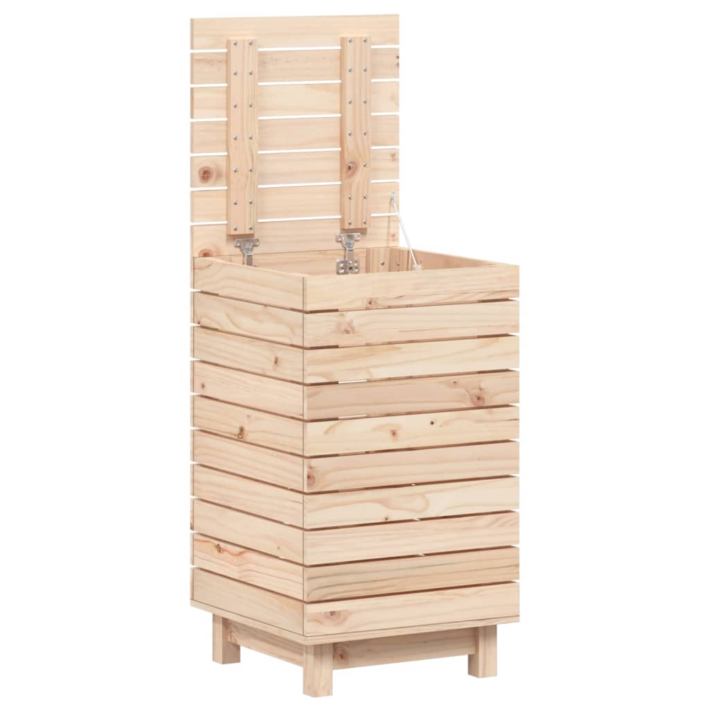 vidaXL Coș de rufe, 44x44x76 cm, lemn masiv de pin vidaXL Coș de rufe, 44x44x76 cm, lemn masiv de pin