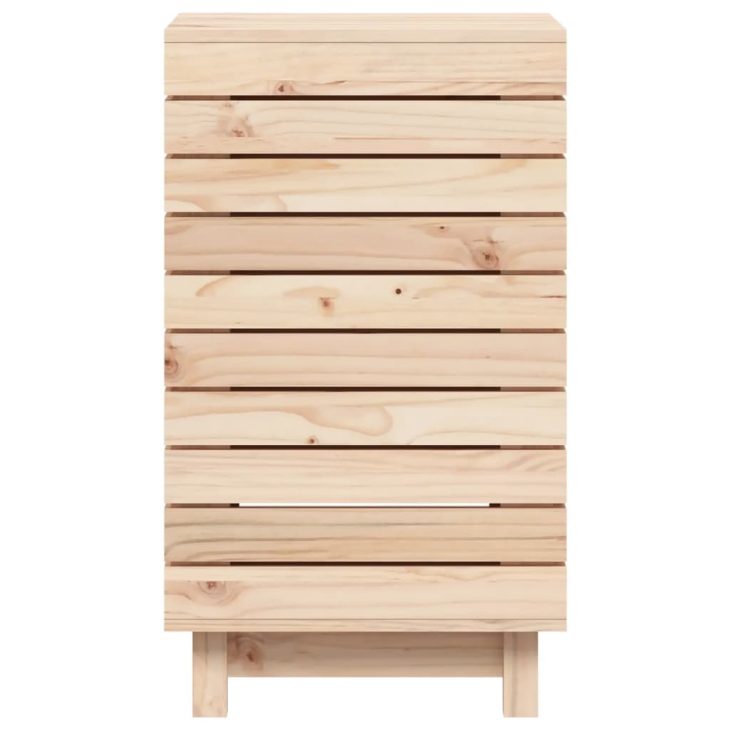vidaXL Coș de rufe, 44x44x76 cm, lemn masiv de pin vidaXL Coș de rufe, 44x44x76 cm, lemn masiv de pin