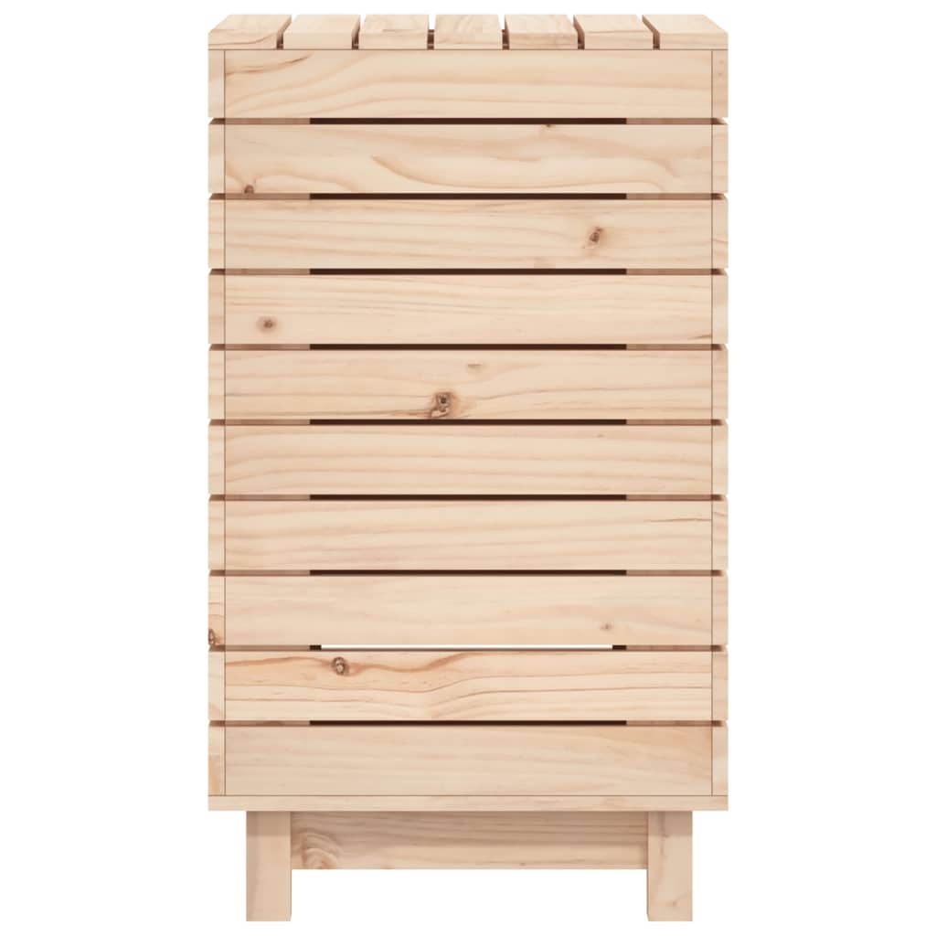 vidaXL Coș de rufe, 44x44x76 cm, lemn masiv de pin vidaXL Coș de rufe, 44x44x76 cm, lemn masiv de pin