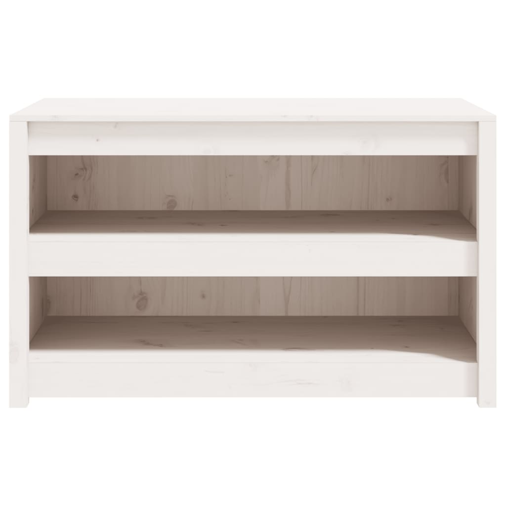 vidaXL Dulap bucătărie de exterior, alb, 106x55x64 cm, lemn masiv pin vidaXL Dulap bucătărie de exterior, alb, 106x55x64 cm, lemn masiv pin