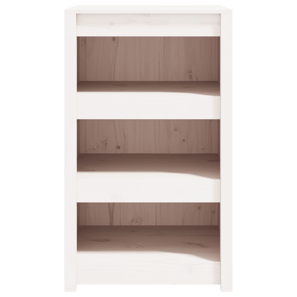 vidaXL Dulap bucătărie de exterior, alb, 55x55x92 cm, lemn masiv pin vidaXL Dulap bucătărie de exterior, alb, 55x55x92 cm, lemn masiv pin